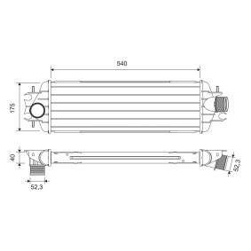 Köp Intercooler av VALEO 817636 till det låga priset 6081,76 kr