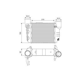 Köp Intercooler av VALEO 817867 till det låga priset 1341,86 kr