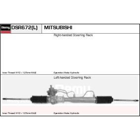 Achetez des Crémaillère de direction DELCO REMY DSR672L à prix pour 315,16 €