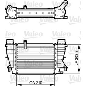 Kjøp Intercooler av VALEO 818264 til den lave prisen 2356,92 NOK
