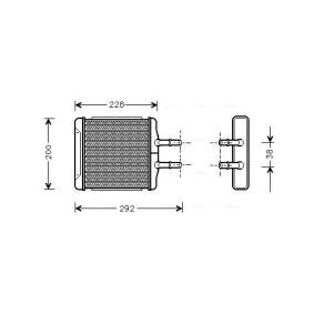 Køb Varmeelement, kabinevarme af AVA COOLING SYSTEMS DWA6027 til den lave pris 514,26 DKK