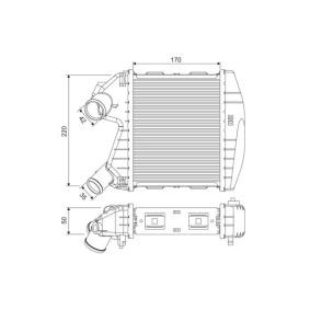 Köp Intercooler av VALEO 818730 till det låga priset 1687,14 kr