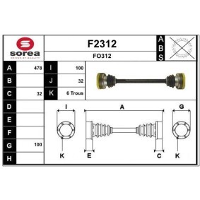 Antriebswelle F2312