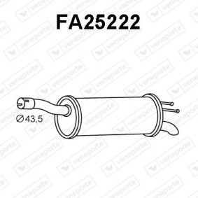 FIAT Endschalldämpfer von VENEPORTE