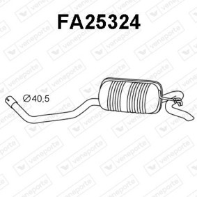 Endschalldämpfer FA25324 von VENEPORTE günstig für 78,77 € online kaufen
