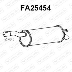 FIAT Endschalldämpfer von VENEPORTE