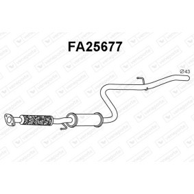 FIAT Endschalldämpfer von VENEPORTE