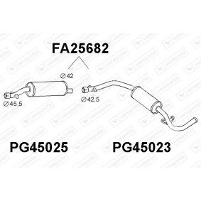 FIAT Endschalldämpfer von VENEPORTE