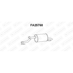 Endschalldämpfer FA25768 von VENEPORTE günstig für 96,98 € online kaufen