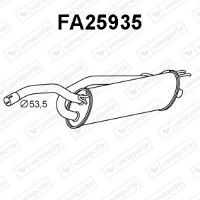 Endschalldämpfer FA25935 von VENEPORTE günstig für 131,37 € online kaufen