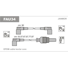 Compre Jogo de cabos de ignição da JANMOR FAU34 a um preço baixo por 27,65 €