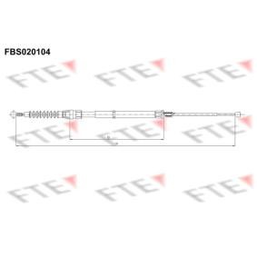 Köp Handbromsvajer av FTE FBS020104 till det låga priset 206,35 kr