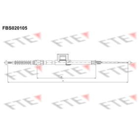 Köp Handbromsvajer av FTE FBS020105 till det låga priset 247,62 kr