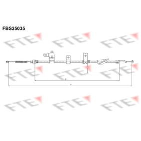 Köp Handbromsvajer av FTE FBS25035 till det låga priset 511,43 kr