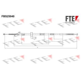 Köp Handbromsvajer av FTE FBS25040 till det låga priset 433,75 kr