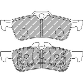 Bremsbeläge FCP1676H für MINI