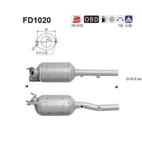 RENAULT Partikelfilter (DPF) von AS