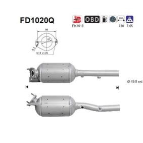 RENAULT Partikelfilter (DPF) von AS