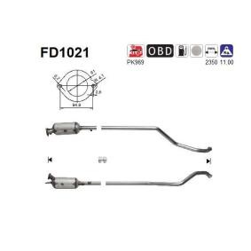 RENAULT Partikelfilter (DPF) von AS