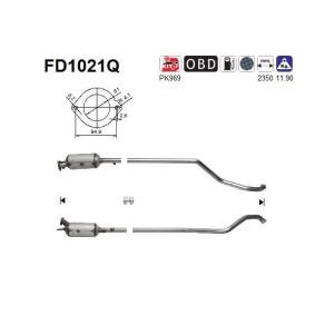 RENAULT Partikelfilter (DPF) von AS