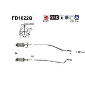 Compre Filtro de partículas da AS FD1022Q a um preço baixo por 323,86 €