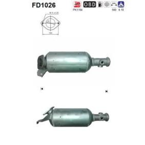 Partikelfilter (DPF) FD1026