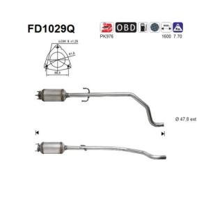 Compre Filtro de partículas da AS FD1029Q a um preço baixo por 316,17 €