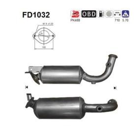 NISSAN Partikelfilter (DPF) von AS