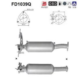 Compre Filtro de partículas da AS FD1039Q a um preço baixo por 556,27 €