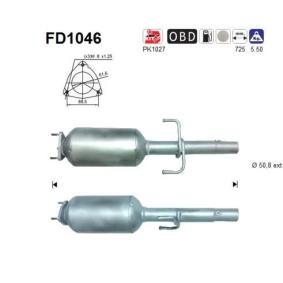 Partikelfilter (DPF) FD1046 FIAT PANDA von AS