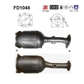 Partikelfilter (DPF) von AS FD1048