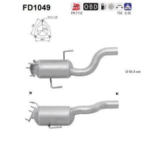 Partikelfilter (DPF) von AS FD1049