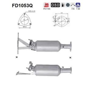 Compre Filtro de partículas da AS FD1053Q a um preço baixo por 454,49 €