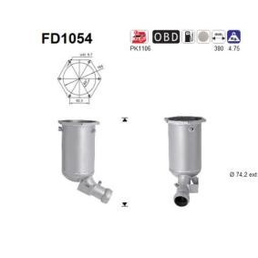 Partikelfilter (DPF) von AS für E-Klasse Limousine (W211) günstig online kaufen