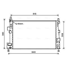 Achetez des Radiateur du moteur AVA COOLING SYSTEMS FD2601 à prix pour 341,63 €