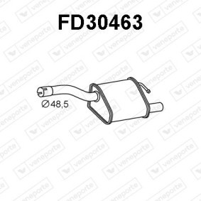 Endschalldämpfer FD30463 von VENEPORTE günstig für 77,06 € online kaufen