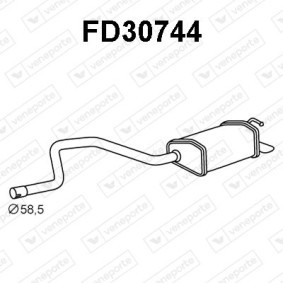 Endschalldämpfer FD30744 von VENEPORTE günstig für 114,53 € online kaufen