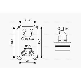 Kjøp Oljekjøler, motorolje av AVA COOLING SYSTEMS FD3623 til den lave prisen 1817,65 NOK