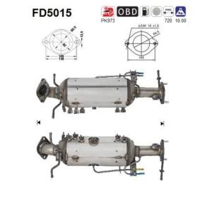 Partikelfilter (DPF) von AS FD5015