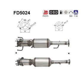 Compre Filtro de partículas da AS FD5024 a um preço baixo por 299,62 €