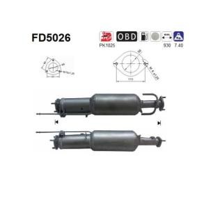 Partikelfilter (DPF) von AS FD5026