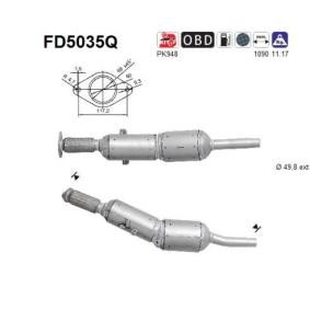RENAULT Partikelfilter (DPF) von AS