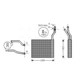 VOLVO Wärmetauscher, Innenraumheizung von AVA COOLING SYSTEMS