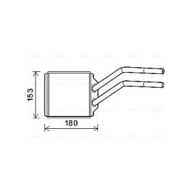 Acquista Scambiatore calore per riscaldamento abitacolo da AVA COOLING SYSTEMS FD6614 a buon mercato per soli 85,01 €