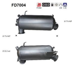 Partikelfilter (DPF) von AS für Multivan V (7HM, 7HN, 7HF, 7EF, 7EM, 7EN) günstig online kaufen