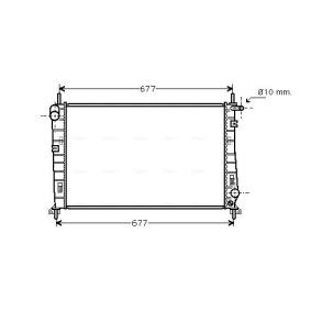 Achetez des Radiateur du moteur AVA COOLING SYSTEMS FDA2266 à prix pour 75,45 €