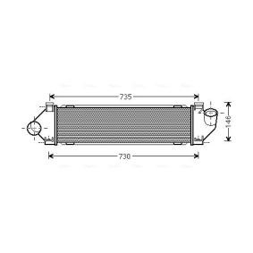 Kjøp Intercooler av AVA COOLING SYSTEMS FDA4480 til den lave prisen 1491,74 NOK