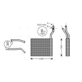 VOLVO Wärmetauscher, Innenraumheizung von AVA COOLING SYSTEMS