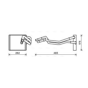 Steuergehäusedichtung des Herstellers AVA COOLING SYSTEMS - Originalware Artikelnummer: FDA6463