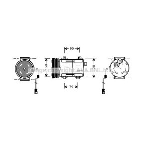 Acquista Compressore aria condizionata da PRASCO FDK275 a buon mercato per soli 1028,69 €
